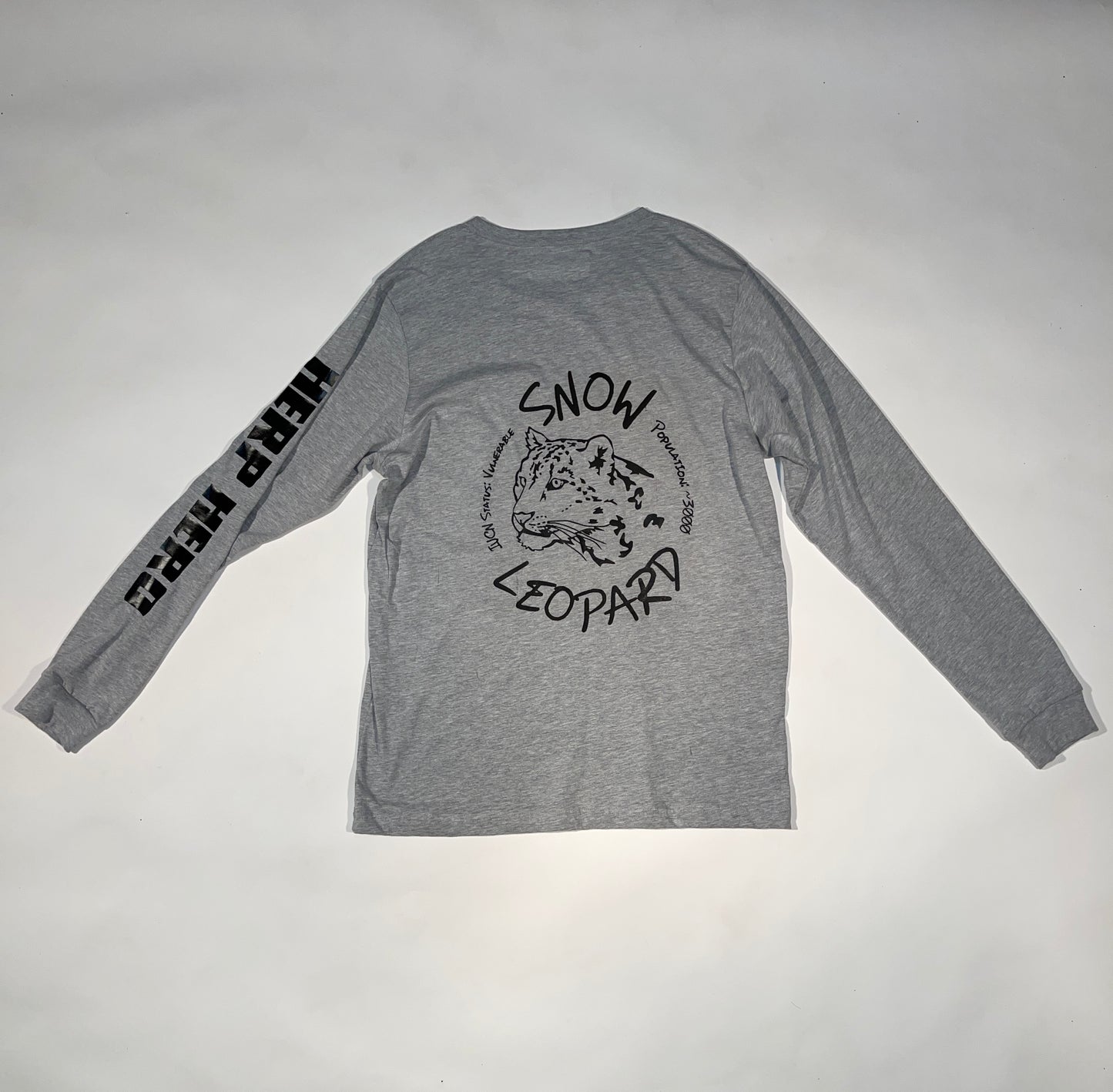 Snow Leopard Shirt (Heather Grey)