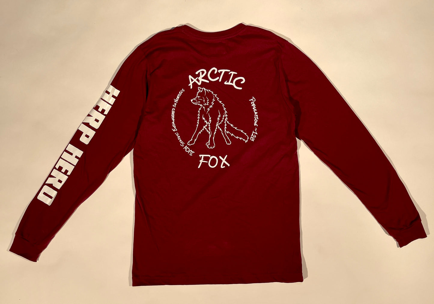 Arctic Fox Shirt (Maroon)