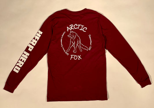Arctic Fox Shirt (Maroon)